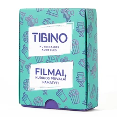 Nutrinamų kortelių rinkinys TIBINO „Filmai, kuriuos privalai pamatyti“