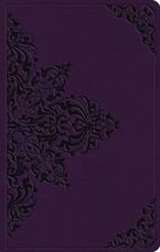 ESV Large Print Value Thinline Bible (Trutone, Lavender, Filigree Design)