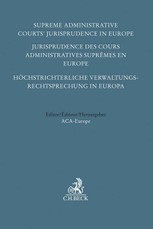 Höchstrichterliche Verwaltungsrechtsprechung in Europa