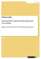 International Corporate Reporting Lease Accounting