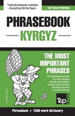 English-Kyrgyz phrasebook and 1500-word dictionary