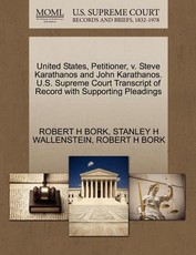 United States, Petitioner, V. Steve Karathanos and John Karathanos. U.S. Supreme Court Transcript of Record with Supporting Pleadings