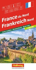 Hallwag Strassenkarte Frankreich Nord 1:600.000