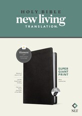 NLT Super Giant Print Bible, Filament Enabled Edition (Red Letter, Leatherlike, Black, Indexed)
