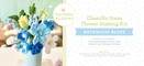 Bendable Blooms Chenille Stem Flower-Making Kit Botanical Blues