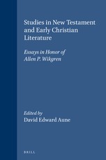Studies in New Testament and Early Christian Literature