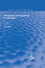 Introduction to the Science of Language