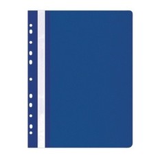 Segtuvėlis su perforacija, A5, PVC,t.mėlynas