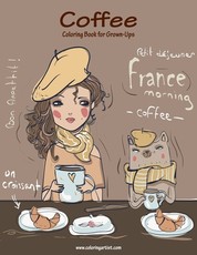 Coffee Coloring Book for Grown-Ups 1