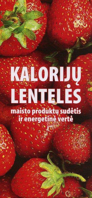 KalorijÅ³ LentelÄ—s Maisto ProduktÅ³ SudÄ—tis Ir Energeti