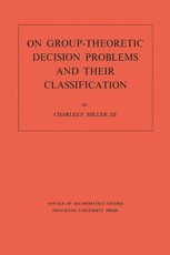 On Group-Theoretic Decision Problems and Their Classification. (AM-68)