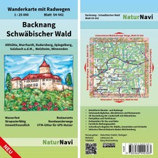 Backnang - Murrhardter Wald 1 : 25 000, Blatt 54-542