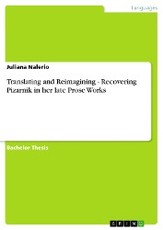 Translating and Reimagining - Recovering Pizarnik in her late Prose Works