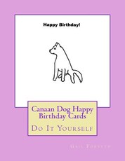 Canaan Dog Happy Birthday Cards