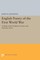 English Poetry of the First World War