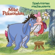 Mikė Pūkuotukas. Spalvinimas mažiausiems