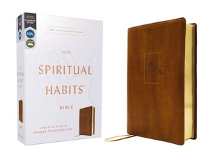 Niv, Spiritual Habits Bible, Leathersoft, Tan, Red Letter, Comfort Print
