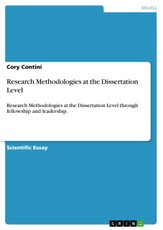 Research Methodologies at the Dissertation Level