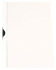 Segtuvėlis su metaliniu klipsu baltas