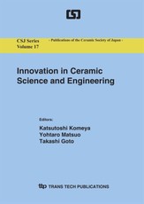 Innovation in Ceramic Science and Engineering
