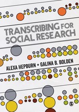 Hepburn, A: Transcribing for Social Research