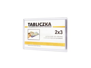 Lipni reklaminė lentelė 6x10cm