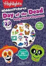 Day of the Dead Puffy Sticker Playscenes