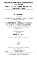 Adjudicating VA's most complex disability claims