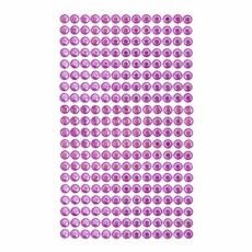 Dekor.lipnūs kristalai 6mm  260vnt.  PINK