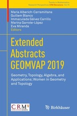 Extended Abstracts Geomvap 2019