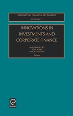 Innovations in Investments and Corporate Finance
