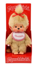 MONCHHICHI Pliušinė beždžionėlė, šviesiai ruda, 20 cm