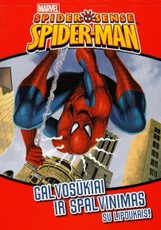 Galvosūkiai ir spalvinimas. Spider-man (su lipdukais)