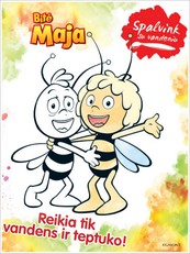 Bitė Maja. Spalvink su vandeniu