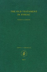 The Old Testament in Syriac According to the Peshiṭta Version, Part IV Fasc. 2. Chronicles