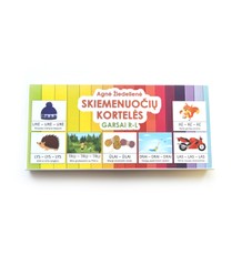 Skiemenuočių kortelės: garsai R–L