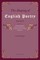 The Shaping of English Poetry  Volume IV
