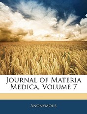 Journal of Materia Medica, Volume 7