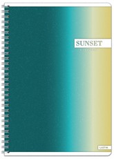 Sąsiuvinis su spirale A5 60lap. 70g SUNSET linija