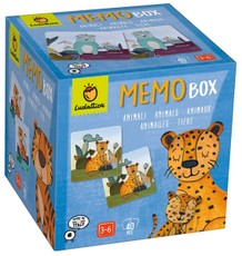 Atmintį lavinantis žaidimas LUDATTICA MEMO BOX „Gyvūnai“