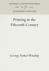 Printing in the Fifteenth Century