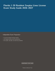 Florida 1-20 Resident Surplus Lines License Exam Study Guide 2026-2027