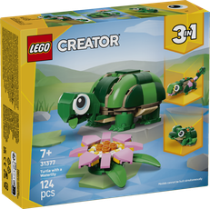 LEGO Creator Turtle with a Water Lily Flower