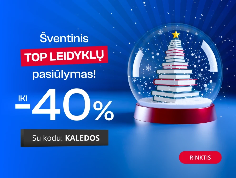 TOP leidyklų šventinis pasiūlymas - extra nuolaidos iki -40%!