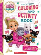 Paris and Pups: Coloring and Activity Book