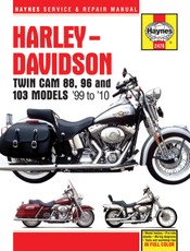 Harley-Davidson Twin Cam 88, 96 & 103 Models (99 - 10) Haynes Repair Manual