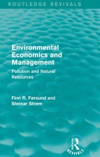 Førsund, F: Environmental Economics and Management (Routledg