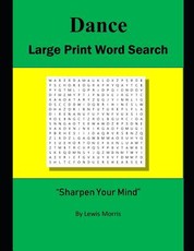 Dance Large Print Word Search