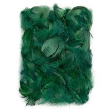 Plunksnos 5-12cm 10g, t.žalios
