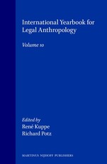 International Yearbook for Legal Anthropology, Volume 10